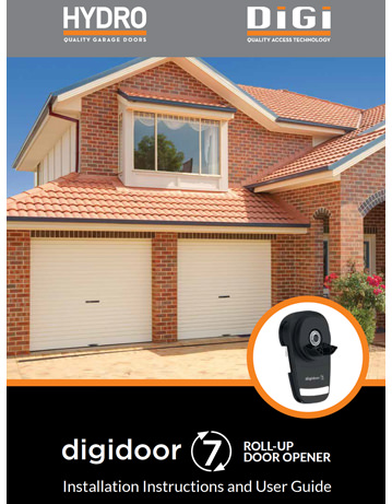 Digidoor 7 Installation instructions