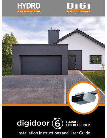 Digidoor 6 Installation instructions
